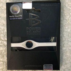 POWER BALANCE silicone bracelet, wristband, Large